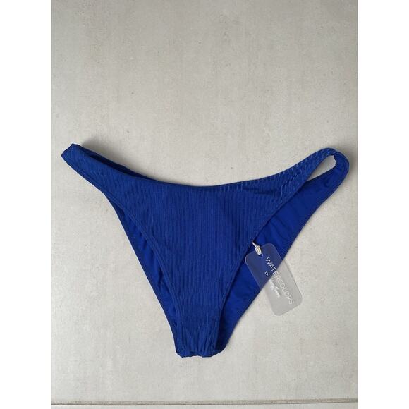 Kenny Flowers Swim Sporty Bikini Bottom Ribbed Capri Swimwear - Picture 1 of 11